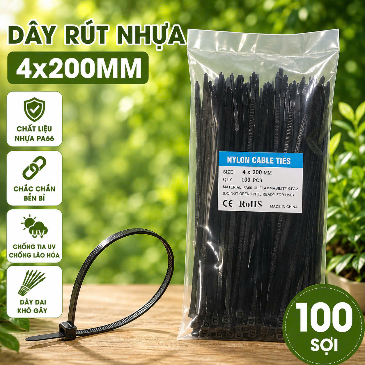 Dây rút nhựa tại long an